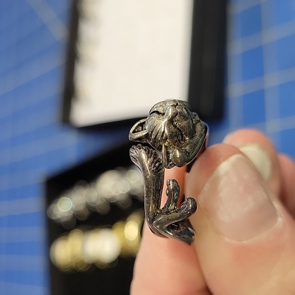 Felt's Fun Finds Jewelry - Squirrel All Around Pewter Ring Size 6.5